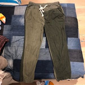 Free people two tone oversize pants
